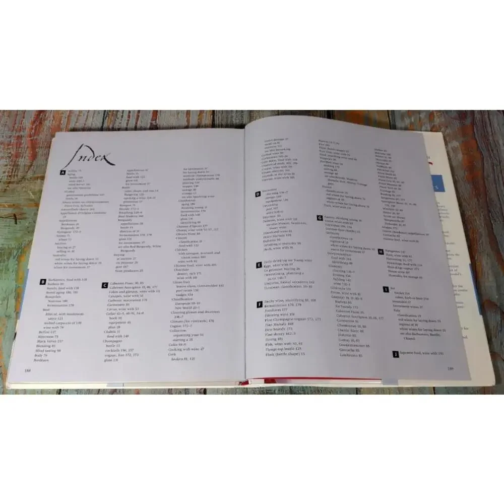 Le Cordon Bleu Wine Essentials Book - Professional Guide to Buying, Storing, and